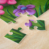 キリン動物イラスト ジグソーパズル