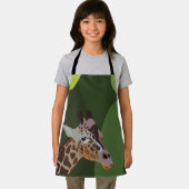 キリン動物キリン子供 エプロン (インサイチュ)