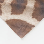 キリン動物パーソナライズされた名 フリースブランケット (角)