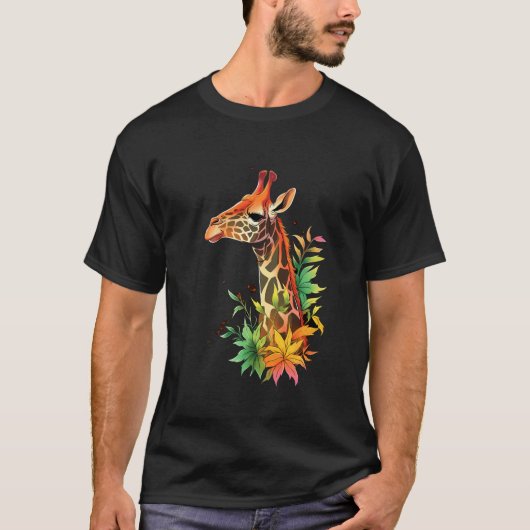 キリン動物園の動物飼育員サファリ Tシャツ (正面)