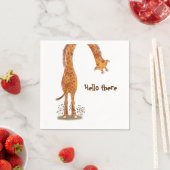 キリン動物園アニマル誕生日 スタンダードカクテルナプキン (インサイチュ)