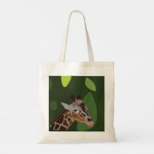 キリン動物 トートバッグ (裏面)