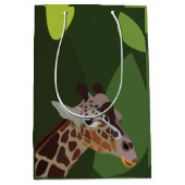 キリン動物 ミディアムペーパーバッグ (正面)