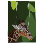 キリン動物 ミディアムペーパーバッグ (裏面)