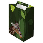 キリン動物 ミディアムペーパーバッグ (裏面アングル)