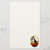 キリン卵形静止 便箋 (正面)