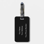 キリン及び子牛の荷物のラベル ラゲッジタグ (裏面縦)