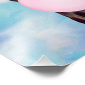 キリン吹のガムブルー斑の背景 フォトプリント            (角)