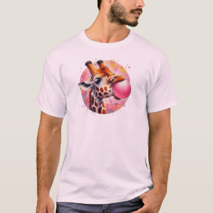 キリン吹バブルガムプリント Tシャツ