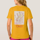 キリン塔（ポケットTシャツ） Tシャツ (裏面)