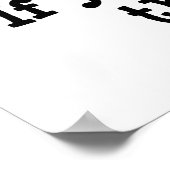 キリン夏引用文水彩ポスタープリント ポスター (角)