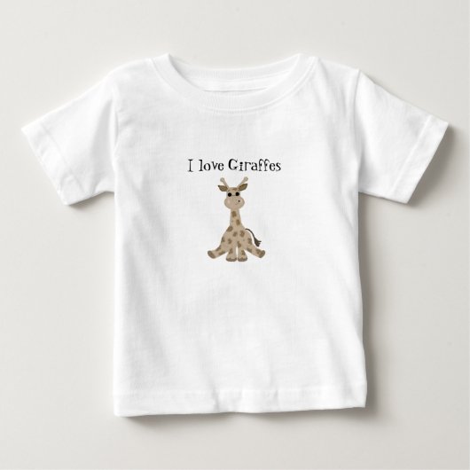 キリン大好き ベビーTシャツ (正面)