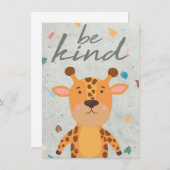 キリン好きはキリンに似ている サンキューカード (正面/裏面)