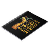 キリン好きキリンは常に自分自身である ノートブック (左側)