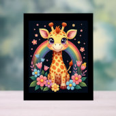 キリン好きTシャツ アクリルサイン (ニュートラル)