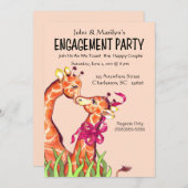 キリン婚約パーティ招待状 招待状 (正面/裏面)