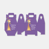 キリン子供の誕生日パーティーかわいい フェイバーボックス (折り畳みなし)