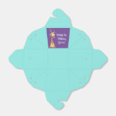 キリン子供の誕生日パーティーかわいい フェイバーボックス (折り畳みなし)