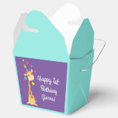 キリン子供の誕生日パーティーかわいい フェイバーボックス (オープン)