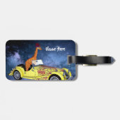 キリン宇宙おもしろいアートカスタムラゲッジタグ ラゲッジタグ (裏面横)