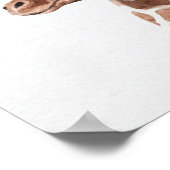 キリン家族の肖像 ファミリー5点セット サファリスタイルのインテリア ポスター (角)