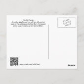 キリン家族2 ポストカード (裏面)