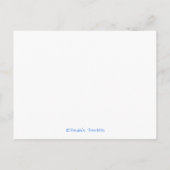 キリン家族 – 出産発表 案内ポストカード (裏面)