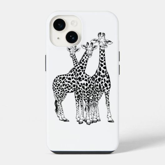 キリン家族 iPhoneケース (裏面)