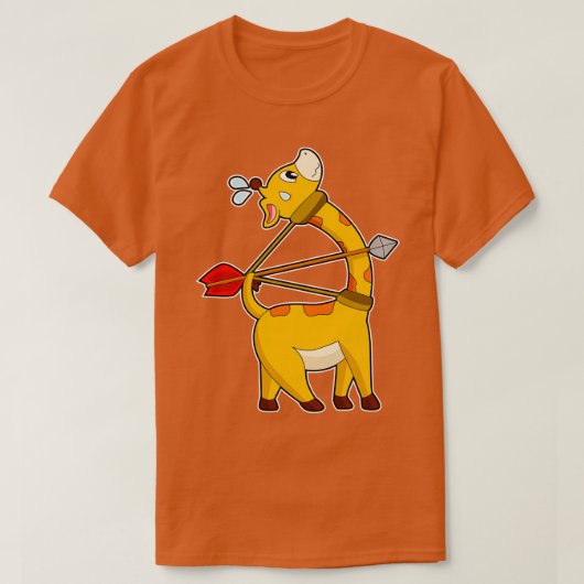 キリン射手矢の弓 Tシャツ (デザイン正面)