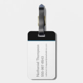 キリン山のウォーク ラゲッジタグ (裏面縦)