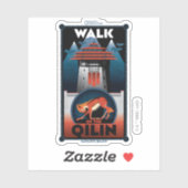 キリン山グラフィックの歩き シール (シート)