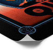 キリン山グラフィックの歩き ポスター (角)