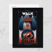 キリン山グラフィックの歩き ポストカード (正面/裏面)