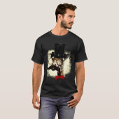 キリン帽と大きな口ひげ Tシャツ (正面フル)