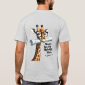 キリン建築家Tee – 高層ビューあり Tシャツ (裏面)