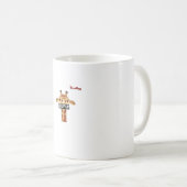 キリン怒を侮辱する絵文字顔 コーヒーマグカップ (正面右)