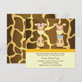 キリン性別発表パーティー 招待状 (正面/裏面)