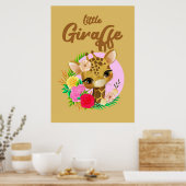 キリン愛好家キラッフェスアフリカ ポスター (キッチン)