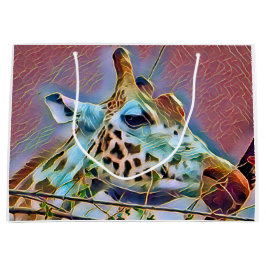 キリン抱き枕 ラージペーパーバッグ