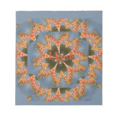 キリン抽象芸術アートプリント ノートパッド (正面)