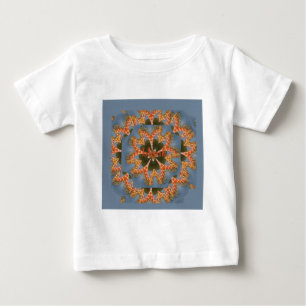 キリン抽象芸術アートプリント ベビーTシャツ