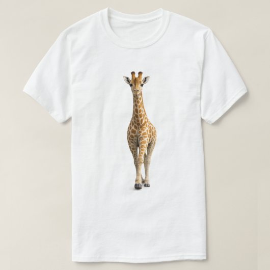 キリン接近 Tシャツ (デザイン正面)