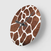 キリン斑 ラウンド壁時計 (傾斜)