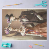 キリン新郎新婦デクページ 薄葉紙 (クラフト)