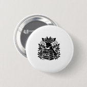 キリン書本虫の書庫本読の書庫 缶バッジ (正面&裏面)