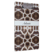 キリン柄のサファリスタイルカスタマイズ クリップボード (右)