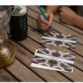 キリン柄のサファリスタイルカスタマイズ ポストカード