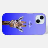 キリン柄フォンケース Case-Mate iPhoneケース (裏面 (横))