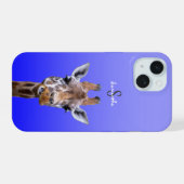 キリン柄フォンケース iPhone 15ケース (裏面横)
