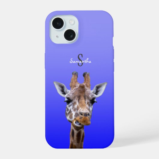 キリン柄フォンケース iPhone 15ケース (裏面)